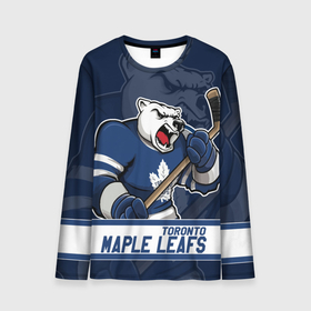 Мужской лонгслив 3D с принтом Торонто Мейпл Лифс, Toronto Maple Leafs Маскот в Тюмени, 100% полиэстер | длинные рукава, круглый вырез горловины, полуприлегающий силуэт | hockey | maple leafs | nhl | toronto | toronto maple leafs | usa | мейпл лифс | нхл | спорт | сша | торонто | торонто мейпл лифс | хоккей | шайба