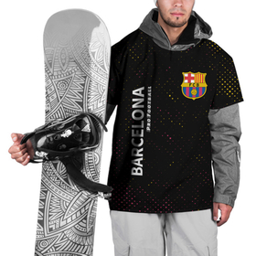 Накидка на куртку 3D с принтом БАРСЕЛОНА | Pro Football   Потертости , 100% полиэстер |  | barca | barcelona | barsa | barselona | fcb | logo | messi | pro football | барса | барселона | гранж | знак | клуб | лого | логотип | логотипы | месси | символ | символы | футбол | футбольная | футбольный