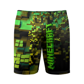 Мужские шорты спортивные с принтом Minecraft, pattern 2022 в Курске,  |  | Тематика изображения на принте: game | minecraft | pattern | vanguard | авангард | игра | майнкрафт | объём