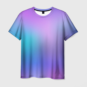 Мужская футболка 3D с принтом Радужное Размытие в Новосибирске, 100% полиэфир | прямой крой, круглый вырез горловины, длина до линии бедер | радуга | радужное | размытие | разноцветное | цвета