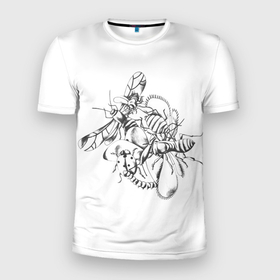 Мужская футболка 3D Slim с принтом Крылатые воины в Белгороде, 100% полиэстер с улучшенными характеристиками | приталенный силуэт, круглая горловина, широкие плечи, сужается к линии бедра | крылья | летающий | насекомые | пчелы | стрекозы