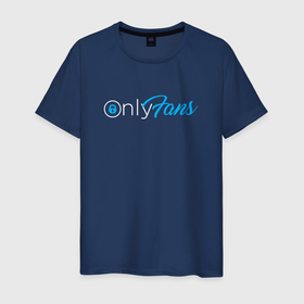 Мужская футболка хлопок с принтом OnlyFans 2 в Белгороде, 100% хлопок | прямой крой, круглый вырез горловины, длина до линии бедер, слегка спущенное плечо. | brazzers | fans | only | onlyfans | браззерс | лого | логотип | онли | онлифанс | онлифенс | онлифэнс | фанс
