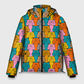 Мужская зимняя куртка 3D с принтом Сердитый Кот (мем) в Новосибирске, верх — 100% полиэстер; подкладка — 100% полиэстер; утеплитель — 100% полиэстер | длина ниже бедра, свободный силуэт Оверсайз. Есть воротник-стойка, отстегивающийся капюшон и ветрозащитная планка. 

Боковые карманы с листочкой на кнопках и внутренний карман на молнии. | cat | kitty | pussy | год кота | год кошки | демотиватор | животное | зверь | злой кот | киска | кот | котяра | кошечка | кошка | мем | мурлыка | мышелов | мяукатель | недовольный кот | образ | п | прикол | пушистик