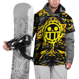Накидка на куртку 3D с принтом ONE PIECE Trafalgar symbol   ВАН ПИС Символ Трафальгара , 100% полиэстер |  | anime | one piece | pirate | аниме | ванпис | луффи | манга | манки | пираты | трафальгар | уан пис