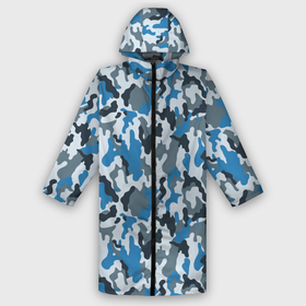 Дождевик унисекс 3D с принтом Светло Синий Камуфляж в городе Новоалтайск,  |  | camouflage | military | армия | боец | ввс | вдв | вмф | военный камуфляж | воин | война | гру | десантник | дшб | камуфляж | кгб | маскировка | масхалат | мвд | милитари | мчс | омон | охота | охрана | патриот | пво