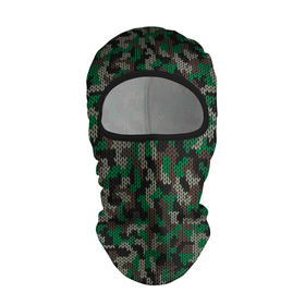 Балаклава 3D с принтом Зелёный Вязаный Камуфляж , 100% полиэстер, ткань с особыми свойствами — Activecool | плотность 150–180 г/м2; хорошо тянется, но при этом сохраняет форму. Закрывает шею, вокруг отверстия для глаз кайма. Единый размер | camouflage | military | армейский свитер | армия | боец | ввс | вдв | вмф | военный камуфляж | военный свитер | воин | война | гру | дшб | камуфляж | камуфляжный свитер | кгб | маскировка | масхалат | мвд