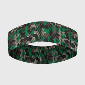 Повязка на голову 3D с принтом Зелёный Вязаный Камуфляж ,  |  | camouflage | military | армейский свитер | армия | боец | ввс | вдв | вмф | военный камуфляж | военный свитер | воин | война | гру | дшб | камуфляж | камуфляжный свитер | кгб | маскировка | масхалат | мвд