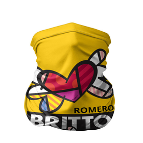 Бандана-труба 3D с принтом Romero Britto Ромеро Бритто , 100% полиэстер, ткань с особыми свойствами — Activecool | плотность 150‒180 г/м2; хорошо тянется, но сохраняет форму | brazilian artist | bright colors | cubism | emoji | emoticons | graffiti | pop art | romero britto | бразильский художник | граффити | кубизм | ромеро бритто | смайлики | эмодзи | яркие цвета