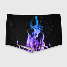 Мужские купальные плавки 3D с принтом ОГОНЬ НЕОНОВЫЙ в Санкт-Петербурге, Полиэстер 85%, Спандекс 15% |  | абстракция | горит | неон | неоновый | огонь | пламя | пожар | синий | текстура | фиолетовый | яркий