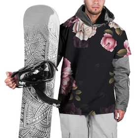 Накидка на куртку 3D с принтом РОЗЫ И ПИОНЫ в Новосибирске, 100% полиэстер |  | Тематика изображения на принте: пионы | природа | растения | розочки | розы | цветочный | цветы
