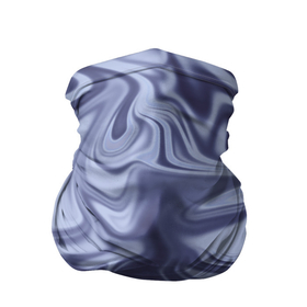 Бандана-труба 3D с принтом Crystal Abstract Blue в Тюмени, 100% полиэстер, ткань с особыми свойствами — Activecool | плотность 150‒180 г/м2; хорошо тянется, но сохраняет форму | абстракция | брызги | волна | кристаллический | разводы