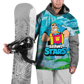 Накидка на куртку 3D с принтом ГРОМ ИСПУГАЛСЯ BRAWL STARS в Петрозаводске, 100% полиэстер |  | brawl | brawl stars | brawlstars | grom | бравлстарс | гром