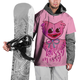 Накидка на куртку 3D с принтом Pink Kissy Missy в Кировске, 100% полиэстер |  | kissy | kissy missy | missy | poppy playtime | игра | киси | киси миси | кисси мисси | кукла | миси | монстр | плэйтайм | попи плей тайм | попи плэй тайм | попиплейтам | попиплэйтайм | поппи плейтайм | поппиплэйтайм
