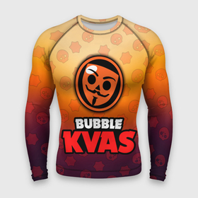 Мужской рашгард 3D с принтом Бабл Квас Bubble Kvas, логотип ,  |  | bubble cvas | bubble kvas | bubble квас | meme | баббл квас | бабл квас | бабле квас | мемы