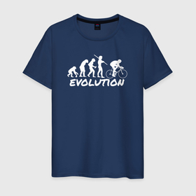 Мужская футболка хлопок с принтом Эволюция велосипедиста в Санкт-Петербурге, 100% хлопок | прямой крой, круглый вырез горловины, длина до линии бедер, слегка спущенное плечо. | bicycle | bike | bmx | cycle | аквапед | байк | велосипед | велосипедист | велоспорт | ровер | спорт | трицикл