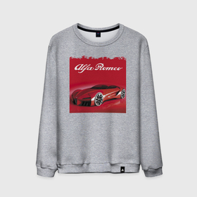 Мужской свитшот хлопок с принтом Alfa Romeo   красная мечта в Курске, 100% хлопок |  | Тематика изображения на принте: alfa romeo | car | italy | motorsport | power | prestige | racing | team | автомобиль | автоспорт | альфа ромео | гонка | италия