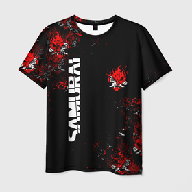Мужская футболка 3D с принтом КИБЕРПАНК 2077 | SAMURAI | CYBERPUNK 2077 в Белгороде, 100% полиэфир | прямой крой, круглый вырез горловины, длина до линии бедер | 2020 | cyberpunk 2077 | future | hack | keanu reeves | night city | samurai | sci fi | trauma team | киану ривз | киберпанк | киберпанк 2077 | логотип | роботы | самураи | фантастика