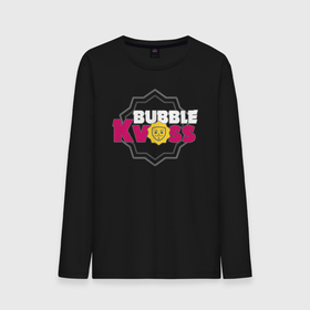 Мужской лонгслив хлопок с принтом Bubble Kvass  emblem. в Курске, 100% хлопок |  | computer game | meme | memes | mobile | parody | бабл квас | компьютерная игра | мемная | мемы | мобильная | пародия
