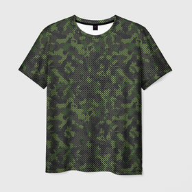Мужская футболка 3D с принтом Камуфляж с холстовой сеткой в Тюмени, 100% полиэфир | прямой крой, круглый вырез горловины, длина до линии бедер | camouflage | military | армия | боец | ввс | вдв | вмф | военный камуфляж | воин | война | гру | десантник | дшб | камуфляж | кгб | маскировка | масхалат | мвд | милитари | мчс | омон | охота | охрана | патриот | пво