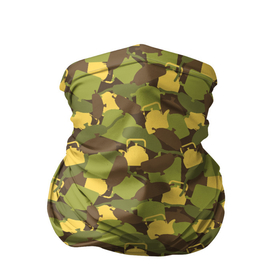 Бандана-труба 3D с принтом Кухонная Посуда (камуфляж) в Тюмени, 100% полиэстер, ткань с особыми свойствами — Activecool | плотность 150‒180 г/м2; хорошо тянется, но сохраняет форму | camouflage | military | армия | боец | ввс | вдв | вмф | военный камуфляж | воин | война | гру | десантник | дшб | камуфляж | кгб | маскировка | масхалат | мвд | милитари | мчс | омон | охота | охрана | патриот | пво