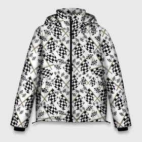 Мужская зимняя куртка 3D с принтом Флажки для Автогонок в Тюмени, верх — 100% полиэстер; подкладка — 100% полиэстер; утеплитель — 100% полиэстер | длина ниже бедра, свободный силуэт Оверсайз. Есть воротник-стойка, отстегивающийся капюшон и ветрозащитная планка. 

Боковые карманы с листочкой на кнопках и внутренний карман на молнии. | extreme | racer | sp | street racing | авто | автогонки | автокросс | автомобиль | автослалом | автоспорт | автотриал | гараж | гоночный автомобиль | гонщик | драйв | дрифт | дрэгрейсинг | картинг | машина | мотор