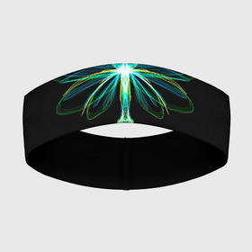 Повязка на голову 3D с принтом Неоновая стрекоза ,  |  | dragonfly | flight | insect | neon | paint | wings | краски | крылья | насекомое | неон | неоновая | полет | стрекоза