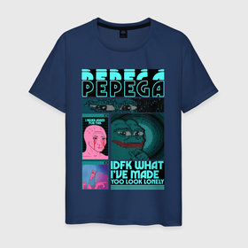 Мужская футболка хлопок с принтом Pepega и мемы | Пиксель арт в Петрозаводске, 100% хлопок | прямой крой, круглый вырез горловины, длина до линии бедер, слегка спущенное плечо. | 2ch | meme | pepe | pepega | pixel art | twitch | бегущий по лезвию | двач | мем | мемы | пепе | пепега | пиксель арт | твич