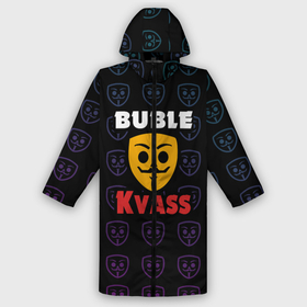 Дождевик унисекс 3D с принтом Bubble kvass anonymous logo в городе Новоалтайск,  |  | бабл квас | игра | мобильные игры