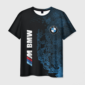 Мужская футболка 3D с принтом BMW M Series | Синий Гранж , 100% полиэфир | прямой крой, круглый вырез горловины, длина до линии бедер | auto | bmw | drift | germany | grunge | logo | m | mercedes | series | авто | автомобиль | бимер | бмв | бумер | бэмер | германия | грандж | гранж | дрифт | лого | логотип | машина | машины | мерс | мерседес | следы | тачка | шины