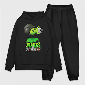 Мужской костюм хлопок OVERSIZE с принтом Plants vs. Zombies Горохомёт ,  |  | plants vs zombies | горохомёт | зомби | игра | компьютерная игра | против | растения | растения против зомби