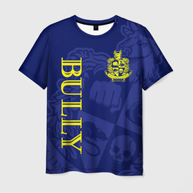 Мужская футболка 3D с принтом Bully   Bullworth Academy в Кировске, 100% полиэфир | прямой крой, круглый вырез горловины, длина до линии бедер | bullworth academy | bully | canis canem edit | академия буллворта | булворт | джимми хопкинс | игры