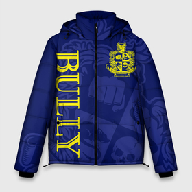 Мужская зимняя куртка 3D с принтом Bully   Bullworth Academy в Белгороде, верх — 100% полиэстер; подкладка — 100% полиэстер; утеплитель — 100% полиэстер | длина ниже бедра, свободный силуэт Оверсайз. Есть воротник-стойка, отстегивающийся капюшон и ветрозащитная планка. 

Боковые карманы с листочкой на кнопках и внутренний карман на молнии. | Тематика изображения на принте: bullworth academy | bully | canis canem edit | академия буллворта | булворт | джимми хопкинс | игры