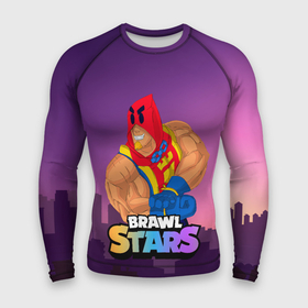 Мужской рашгард 3D с принтом GROM BRAWL STARS NIGHT CITY в Белгороде,  |  | brawl | brawl stars | brawlstars | grom | бравлстарс | гром