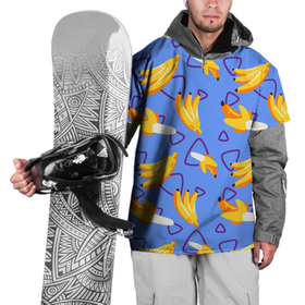 Накидка на куртку 3D с принтом Спелые бананы в Белгороде, 100% полиэстер |  | Тематика изображения на принте: банан | бананы | клипарт | лето | паттерн | фрукты