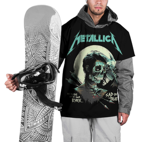 Накидка на куртку 3D с принтом Metallica   Sad But True в Тюмени, 100% полиэстер |  | heavy metal | metal | metallica | гитара | группы | метал | металлика | музыка | рок | трэш метал | хви метал