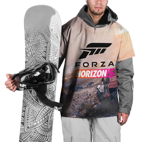 Накидка на куртку 3D с принтом Форза Forza horizon 5 , 100% полиэстер |  | forza | forza horizon 5 | horizon | видео игра | форза