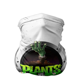 Бандана-труба 3D с принтом Plants vs. Zombies логотип в Екатеринбурге, 100% полиэстер, ткань с особыми свойствами — Activecool | плотность 150‒180 г/м2; хорошо тянется, но сохраняет форму | plants vs zombies | зомби | игра | компьютерная игра | против | растения | растения против зомби