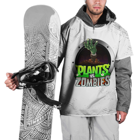 Накидка на куртку 3D с принтом Plants vs. Zombies логотип в Тюмени, 100% полиэстер |  | Тематика изображения на принте: plants vs zombies | зомби | игра | компьютерная игра | против | растения | растения против зомби