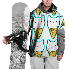 Накидка на куртку 3D с принтом Гигантские коты мороженое в Курске, 100% полиэстер |  | Тематика изображения на принте: ice cream | вафля | киса | киска | кот | котейка | котик | котэ | кошечка | кошка | мороженко | мороженое | пломбир | эскимо