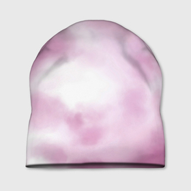 Шапка 3D с принтом Tie dye Pink в Екатеринбурге, 100% полиэстер | универсальный размер, печать по всей поверхности изделия | tie dye | абстрактный узор | абстракция | акварель | в тренде | облака | розовый | тай дай