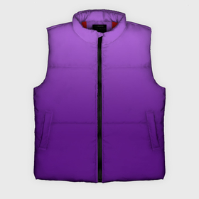 Мужской жилет утепленный 3D с принтом Красивый фиолетовый градиент ,  |  | градиент | переход | текстура | фиолетовый | цвет | яркий