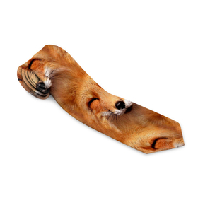 Галстук 3D с принтом Мордочки хитрой лисы паттерн в Тюмени, 100% полиэстер | Длина 148 см; Плотность 150-180 г/м2 | Тематика изображения на принте: fox | лиса | лиса паттерн | лисенок | лисица | морды