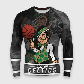 Мужской рашгард 3D с принтом Boston Celtics , Бостон Селтикс в Кировске,  |  | Тематика изображения на принте: boston | boston celtics | celtics | nba | баскетбол | бостон | бостон селтикс | нба | селтикс