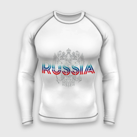 Мужской рашгард 3D с принтом Russia Sport Team ,  |  | russia | герб | государство | патриотические | россия | спортивное | триколор | флаг