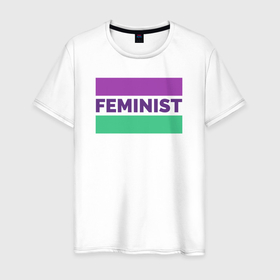Мужская футболка хлопок с принтом Феминист , 100% хлопок | прямой крой, круглый вырез горловины, длина до линии бедер, слегка спущенное плечо. | 8 марта | feminist | girl power | patriarchy | женский день | интерсек | интерсекциональный | люди сестры | международный женский день | мизогиния | независимая | независимость | патриархат | равенство | радфем