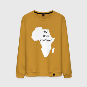 Мужской свитшот хлопок с принтом The Dark Continent Африка в Курске, 100% хлопок |  | the dark continent | африка | африканский континент | дарк континент | континент африка | темный континент