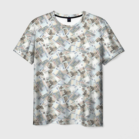 Мужская футболка 3D с принтом Банкноты 50 рублей в Петрозаводске, 100% полиэфир | прямой крой, круглый вырез горловины, длина до линии бедер | бабки | баксы | банк | банкноты | бизнес | биткоин | богатство | брокер | бумажник | бюджет | валюта | взятка | вор | деньги | доллары | евро | зарплата | золото | казино | капитал | касса | копилка