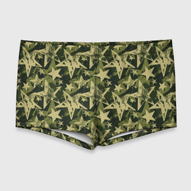 Мужские купальные плавки 3D с принтом Star camouflage , Полиэстер 85%, Спандекс 15% |  | camouflage | military | star | военный | звезда | камуфляж