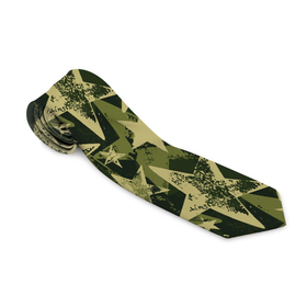 Галстук 3D с принтом Star camouflage , 100% полиэстер | Длина 148 см; Плотность 150-180 г/м2 | camouflage | military | star | военный | звезда | камуфляж