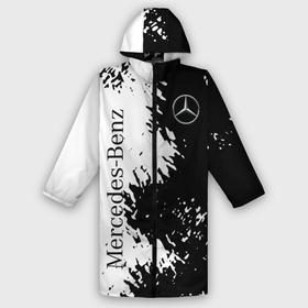 Дождевик унисекс 3D с принтом Mercedes Benz: Black  White в городе Новоалтайск,  |  | amg | mercedes | mercedesamg gt | sport | амг | мерседес | мерседесбенц амг | спорт
